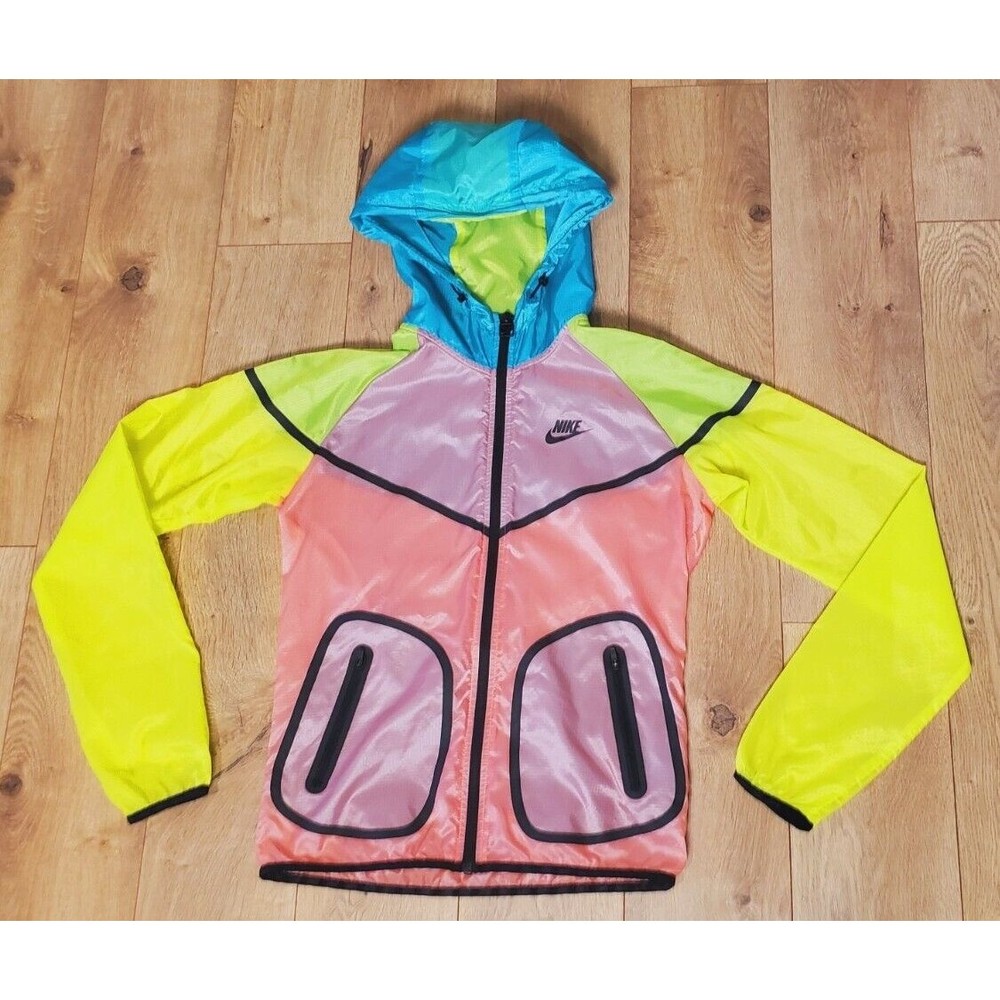 Nike Tech Hyperfuse Color Block Windrunner Pink Y… - image 1